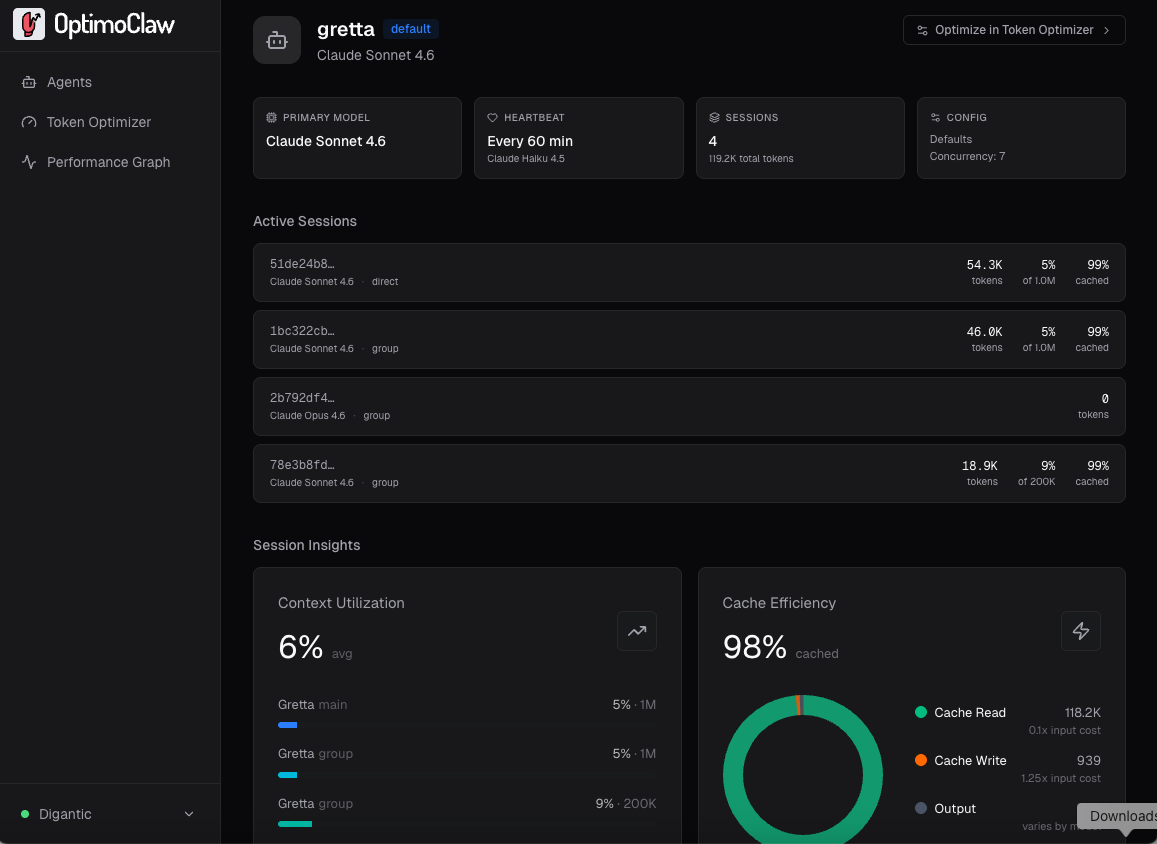 Agent analyzer detail view