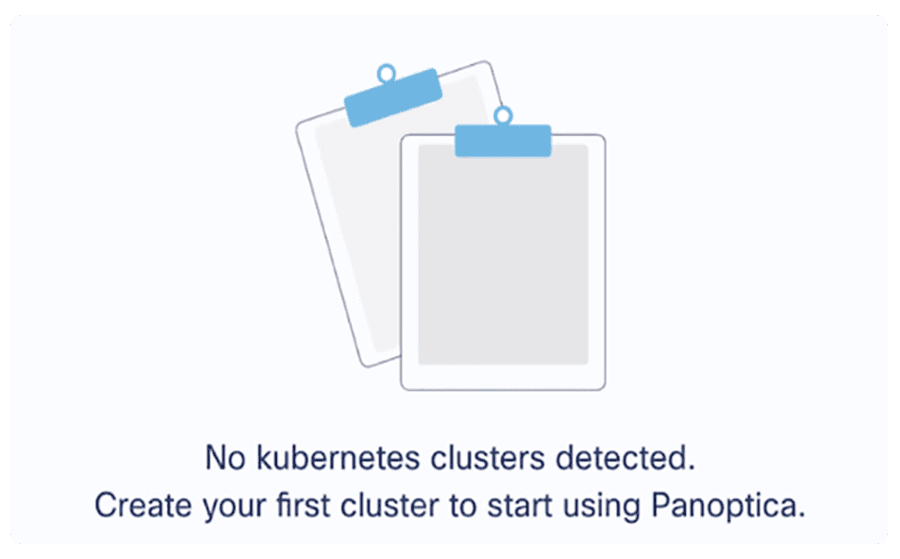 Empty state before redesign