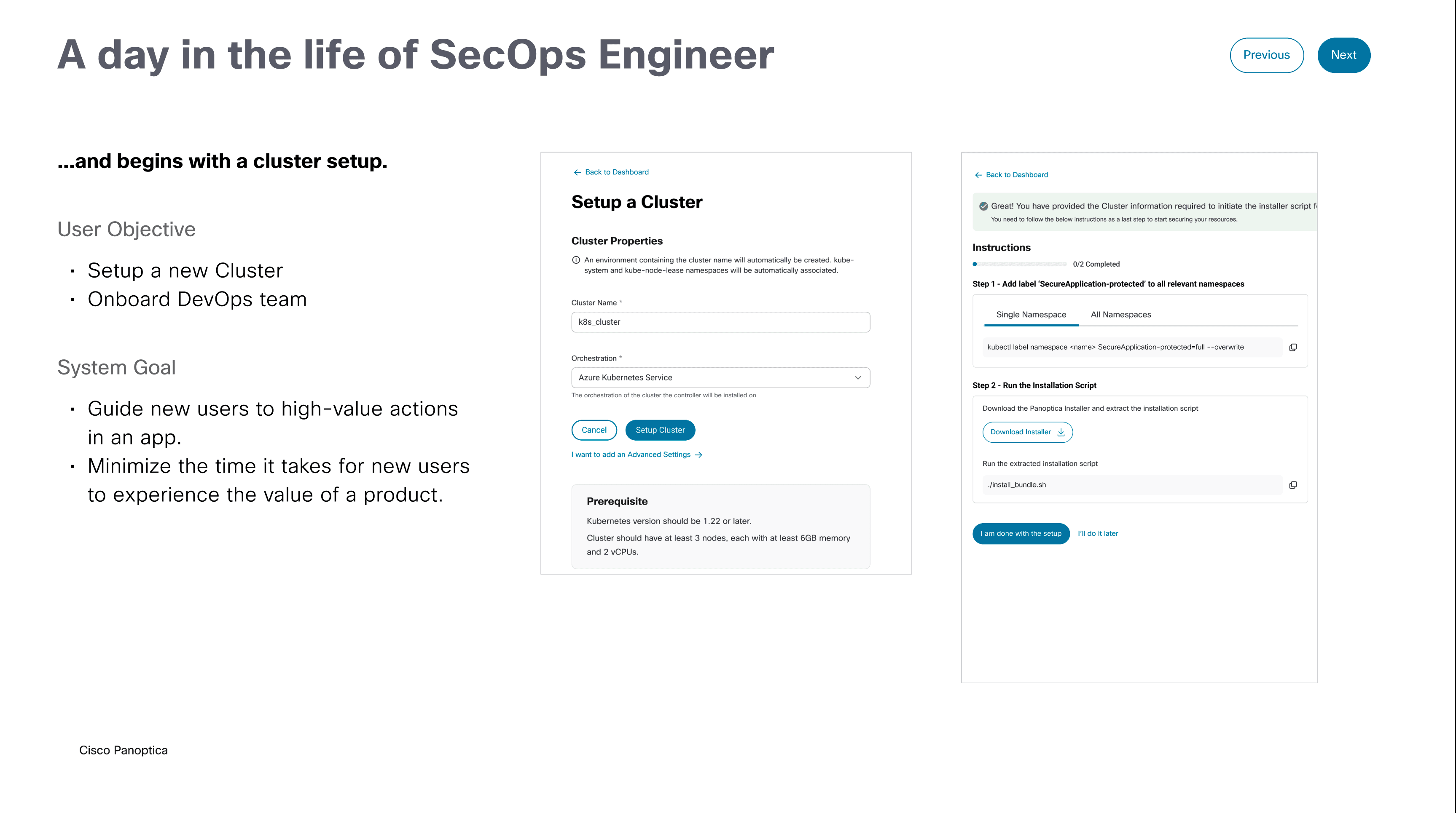 Redesigned onboarding experience